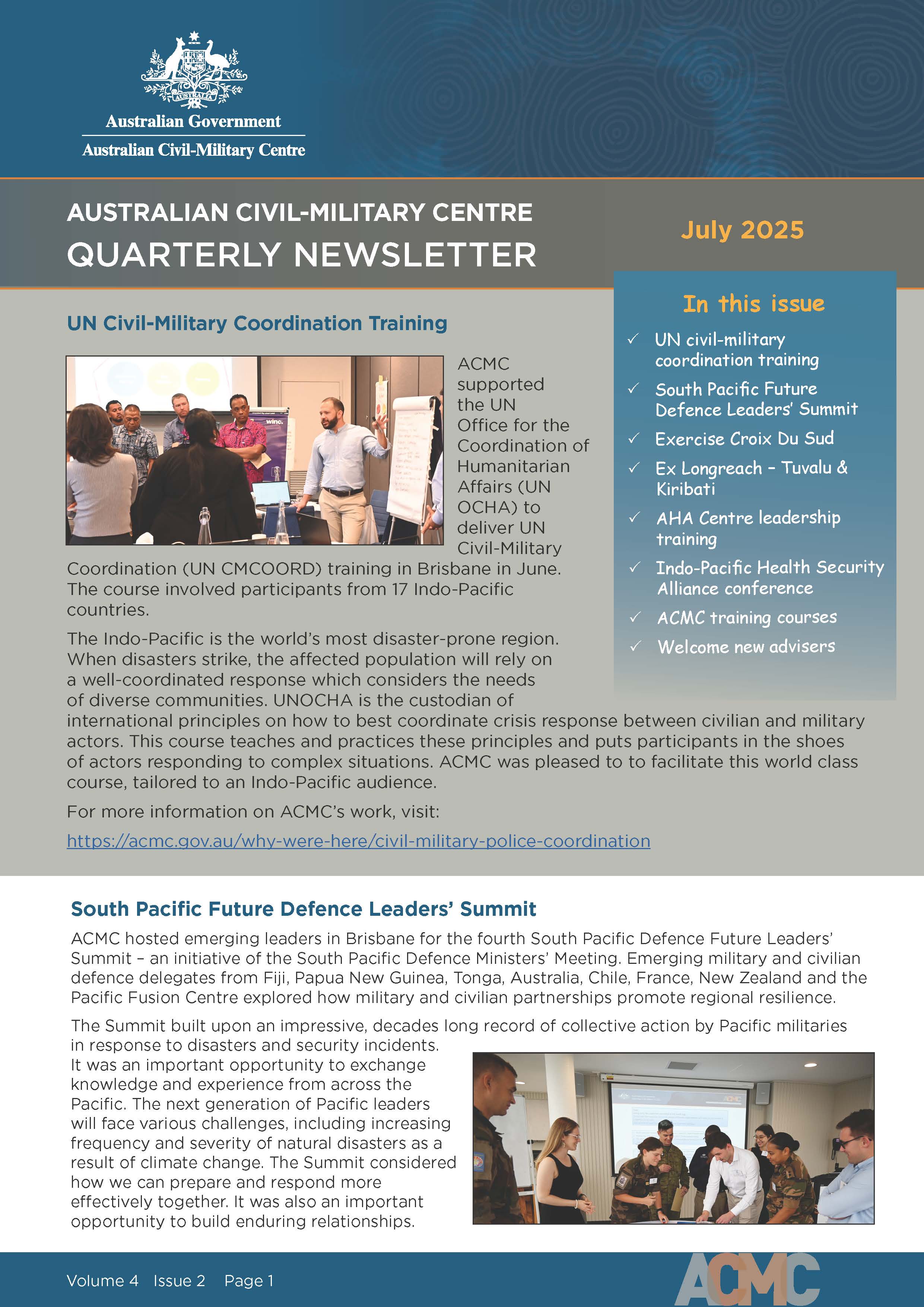 ACMC Newsletter July 2025