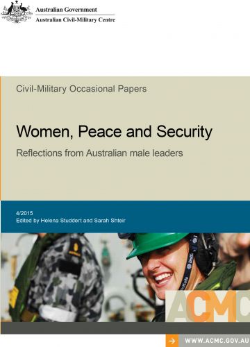 Women, Peace and Security: Reflections from Australian male leaders